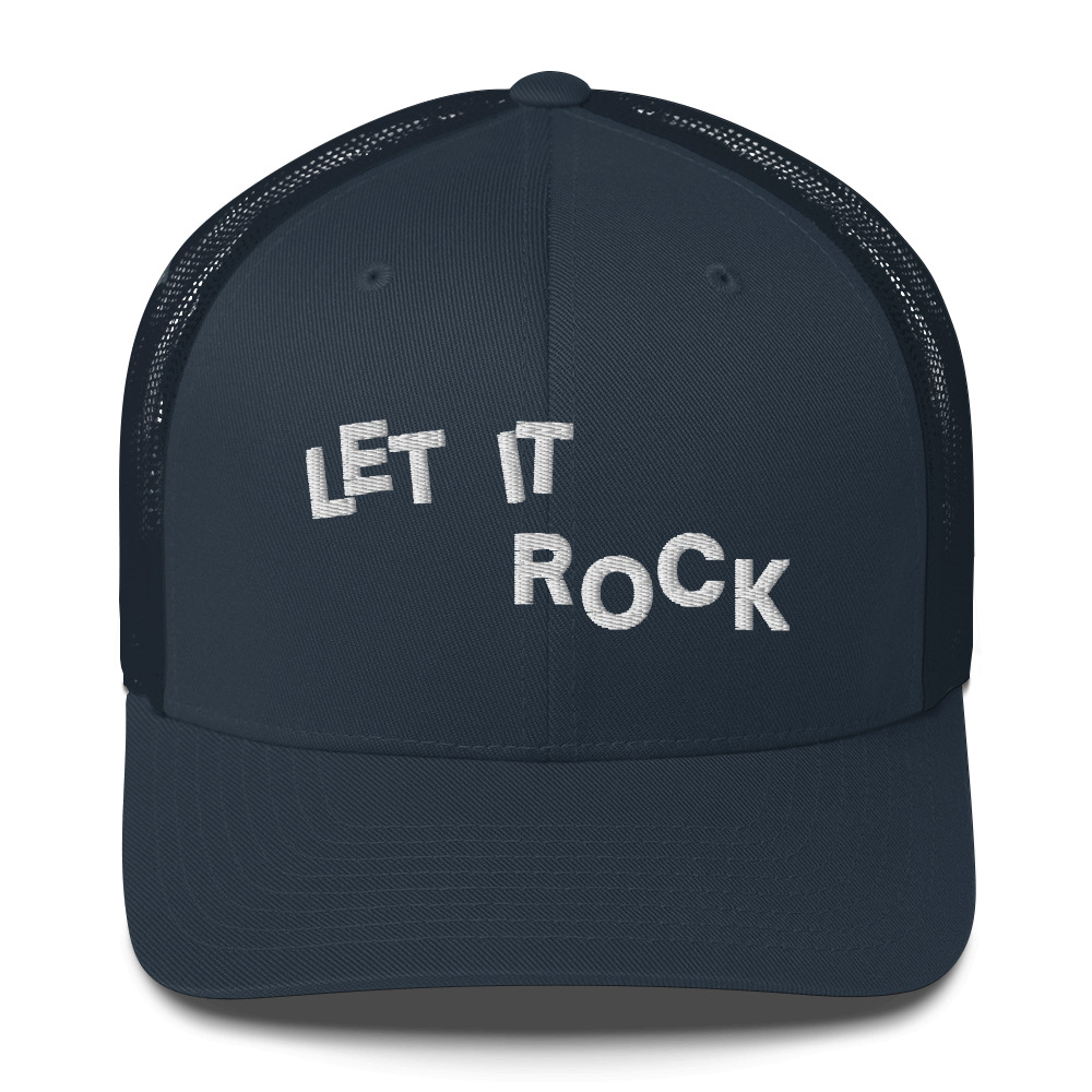 Let It Rock Trucker Cap (Embroidered) - Image 6
