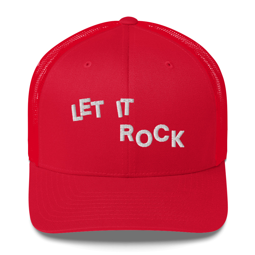 Let It Rock Trucker Cap (Embroidered) - Image 9