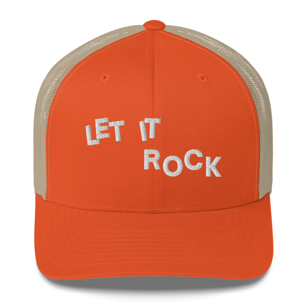 Let It Rock Trucker Cap (Embroidered) - Image 11