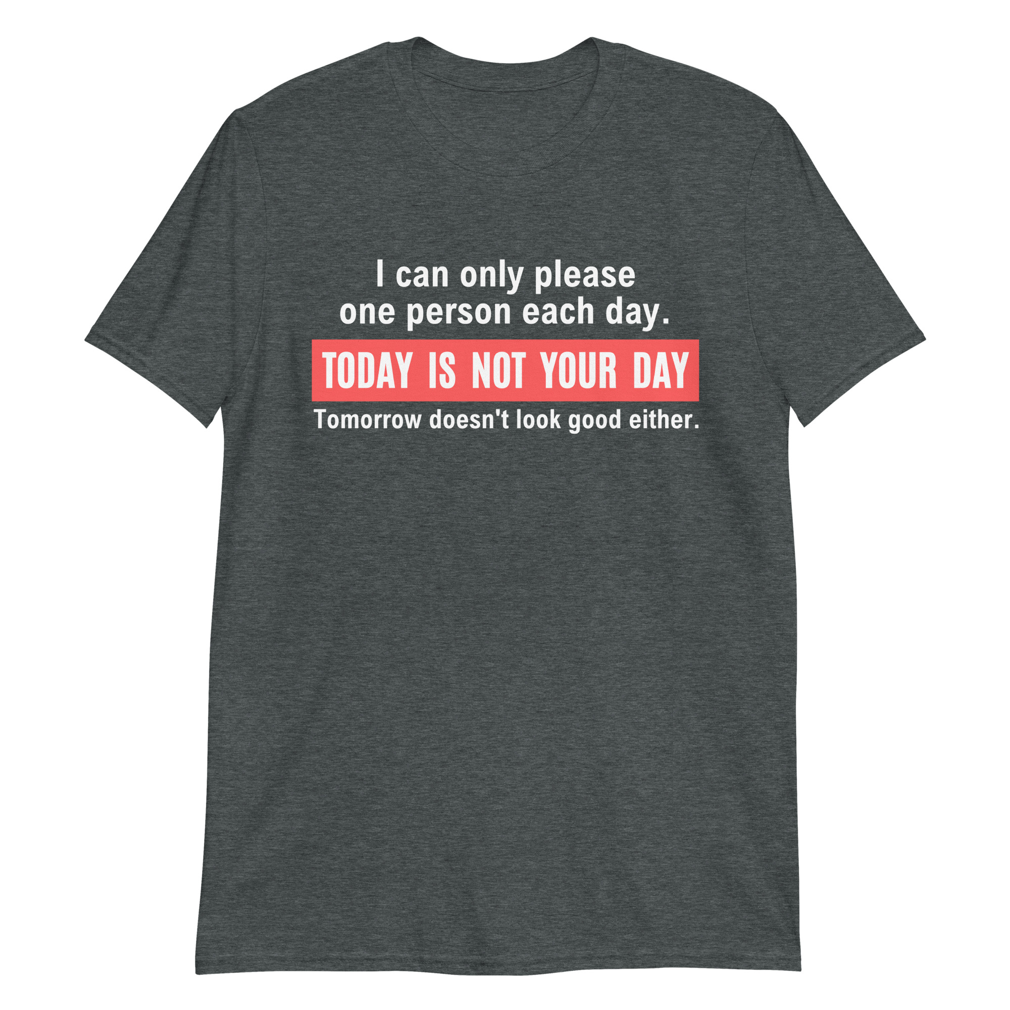 I Can Only Please One Person Each Day Today Is Not Your Day T-Shirt - Image 7