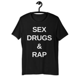 Miley Cyrus SEX DRUGS RAP t-shirt