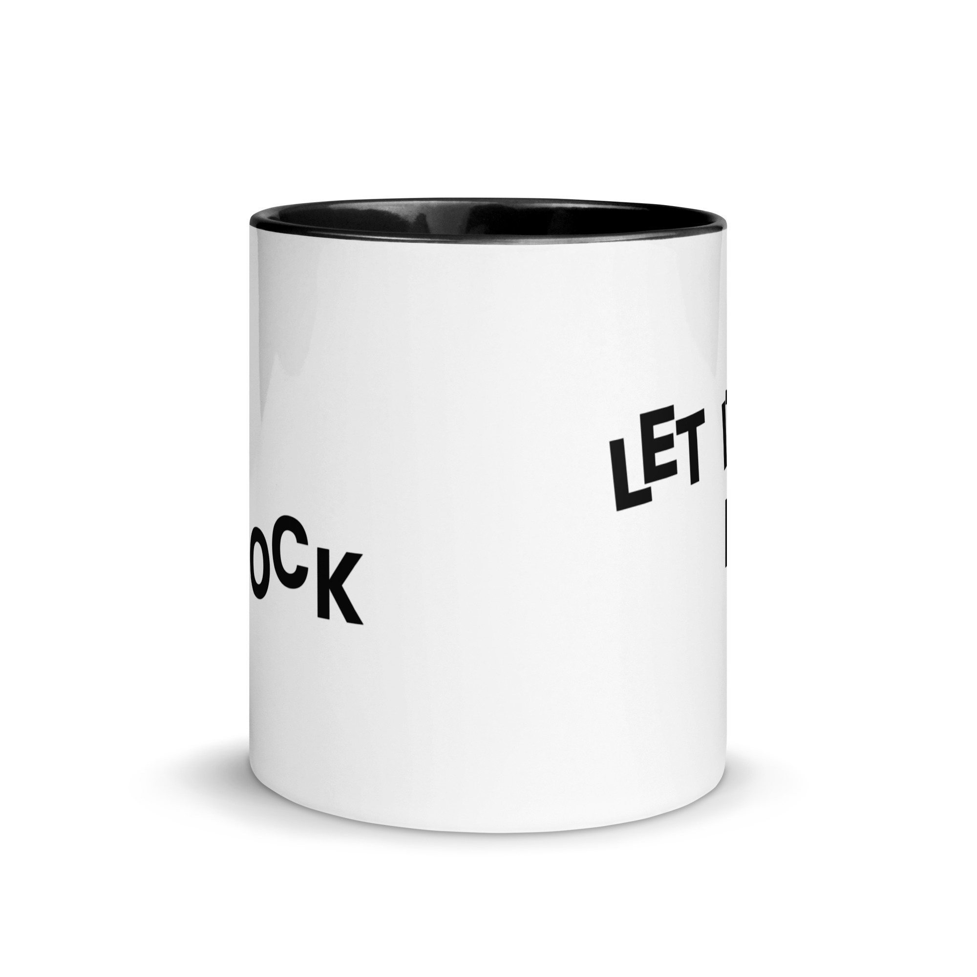 Let It Rock Mug with Color Inside - Image 3