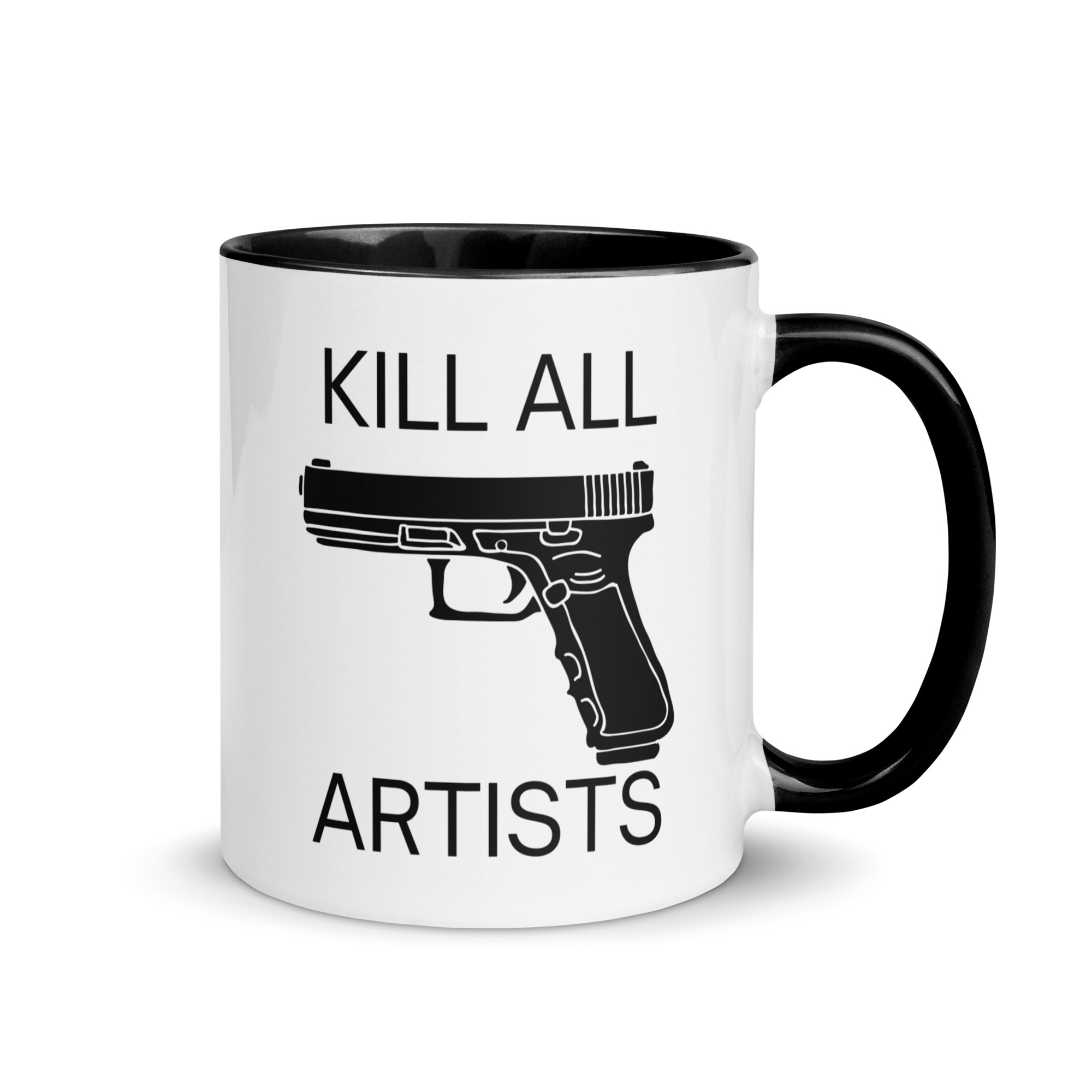 Kill All Artists Mug with Color Inside