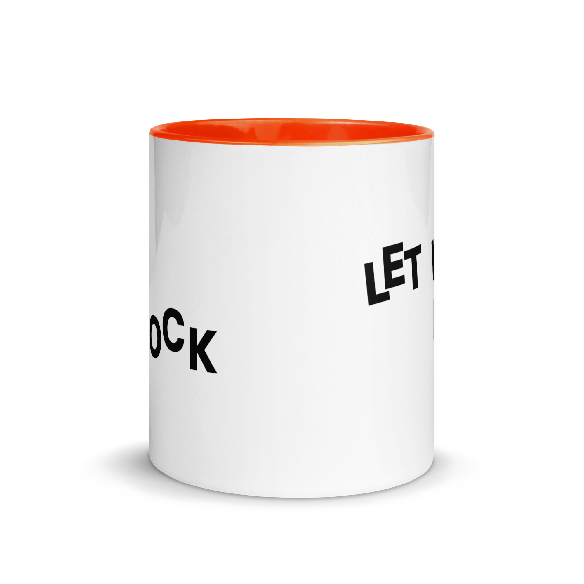 Let It Rock Mug with Color Inside - Image 8