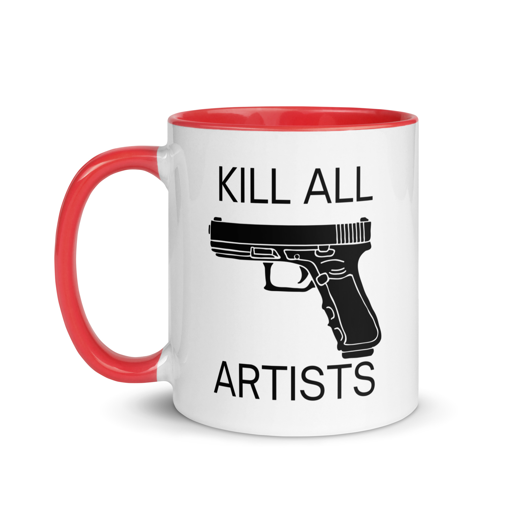 Kill All Artists Mug with Color Inside - Image 6