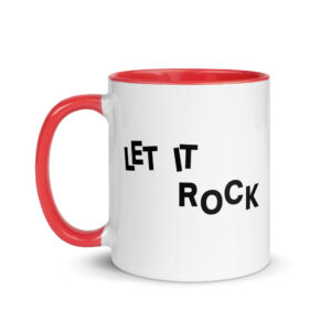 Let It Rock Mug with Color Inside