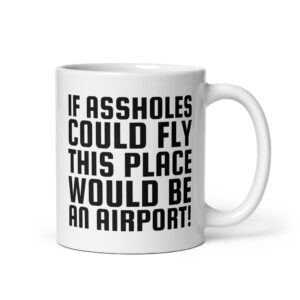 If Assholes Could Fly This Place Would Be Airport mug