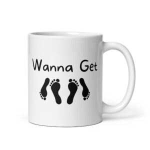 Wanna Get Laid | Feet Soles Sex Design coffee mug