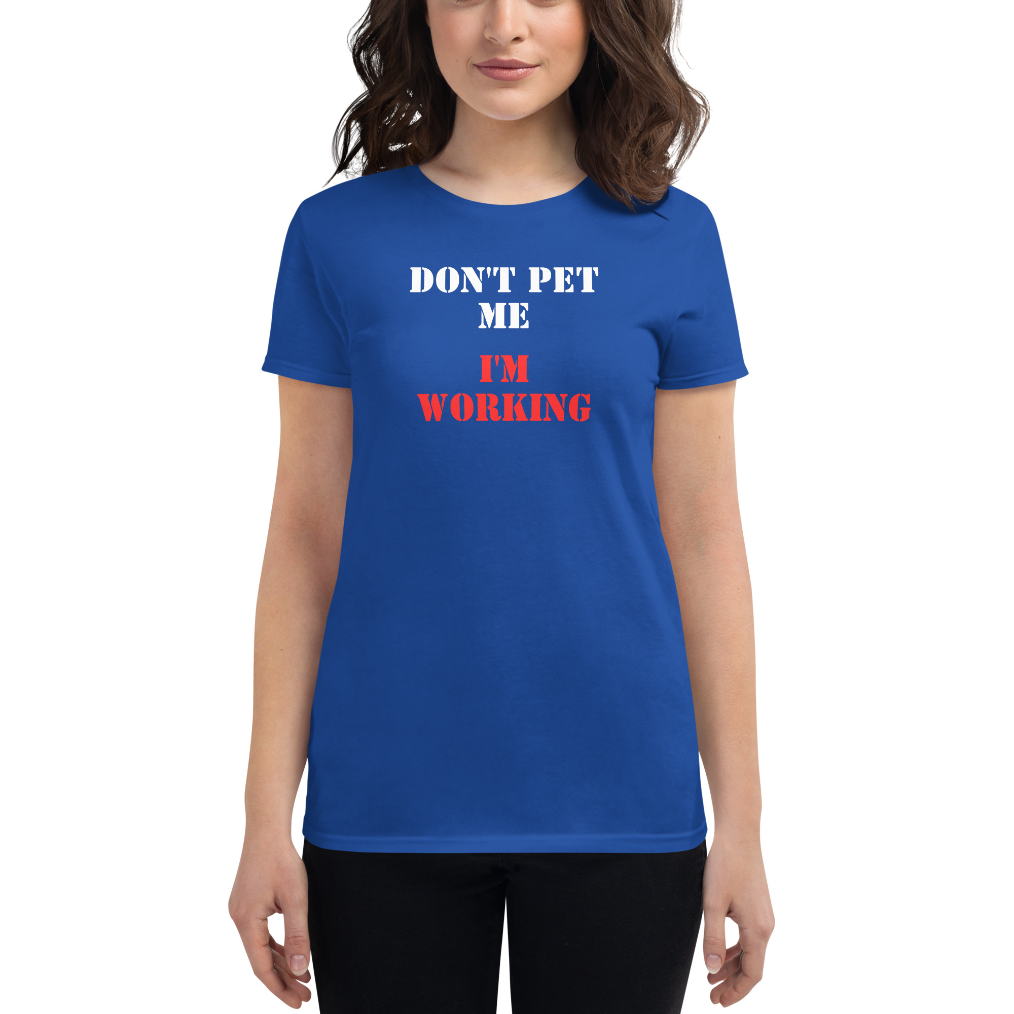 Chrissie Hynde Don't Pet Me I'm Working T-Shirt - Image 3