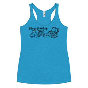 Alternative view of Stop staring at my CHEST (Treasure Chest) Tank Top