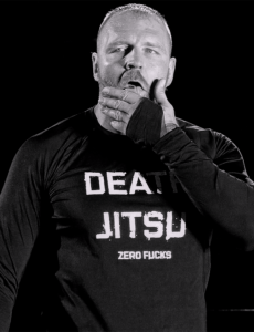 DEATH JITSU Zero Fucks shirt Jon Moxley BCC AllEliteWrestling