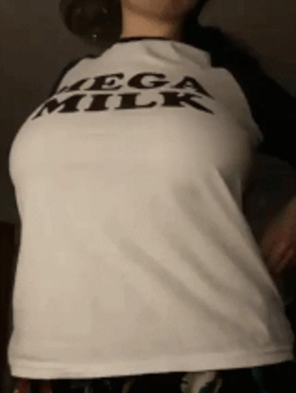 MEGA MILK mega tits shirt