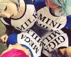 MEGA MILK shirt anime meme CrypticTease Cosplay