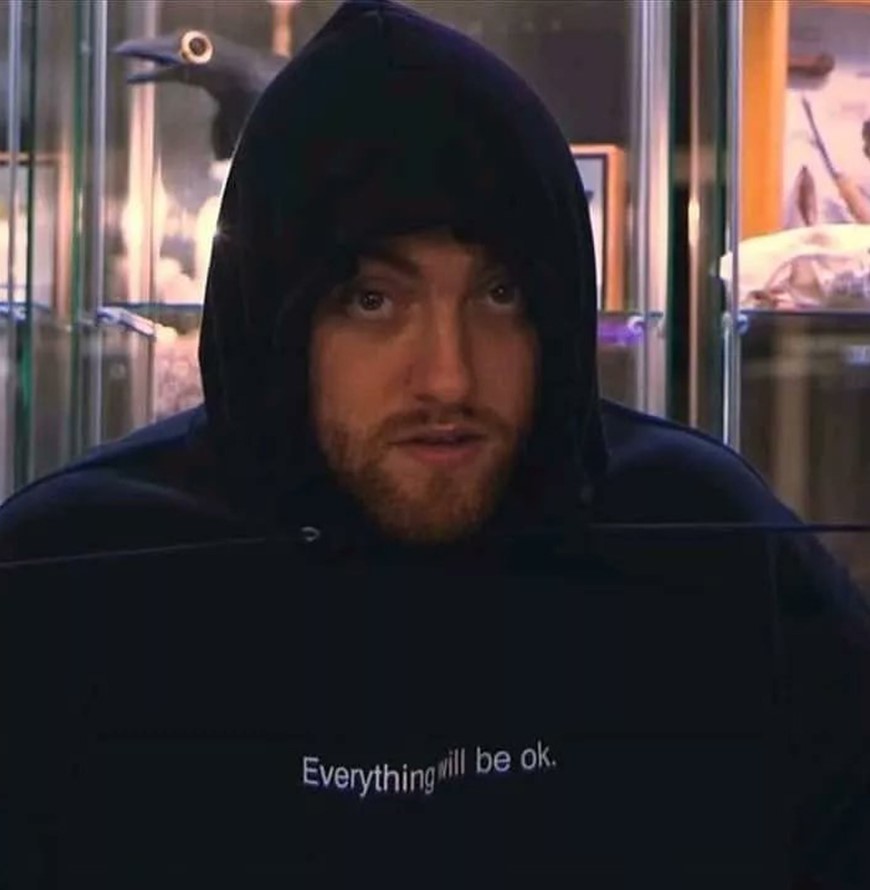 Mac Miller Everything Will Be Okay Black Hoodie Unisex