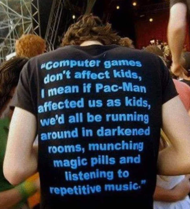 Pac Man Rave Festivals T-Shirt meme