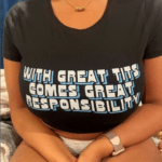 With Great Tits Come Great Responsability t-shirt