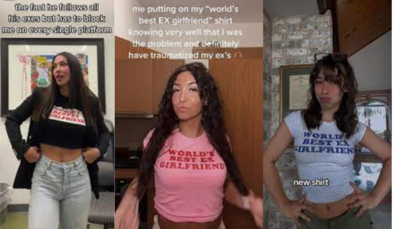 Worlds Best Ex Girlfriend shirt on TikTok