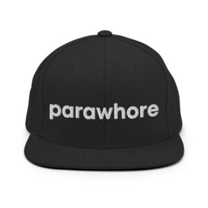PARAWHORE Flat Brim Hat (Embroidered)
