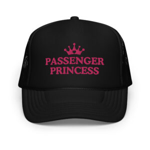 PASSENGER PRINCESS - Princess Crown trucker hat (Embroidered)