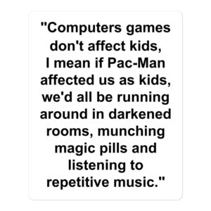 Computer games Pac-Man Rave Festival EDM sticker