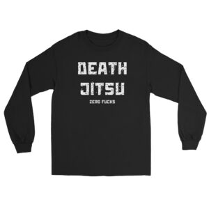 Alternative view of DEATH JITSU Zero Fucks Long Sleeve Shirt