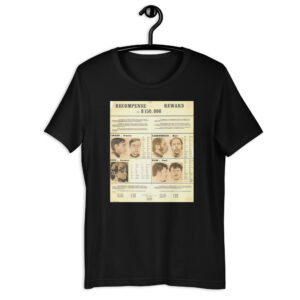 FLQ La Crise d’Octobre – Affiche des Recherchés t-shirt