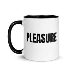 PLEASURE Mug with Color Inside