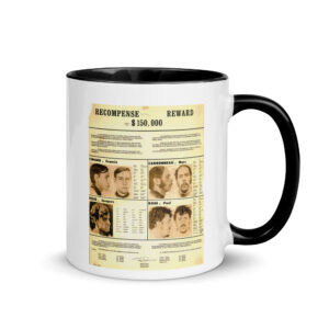 FLQ La Crise d’Octobre – Affiche des Recherchés tasse de café