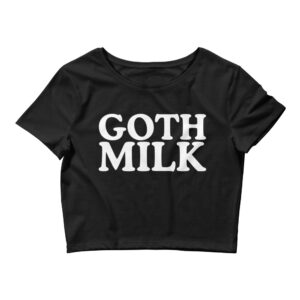 GOTH MILK Crop Top Tee