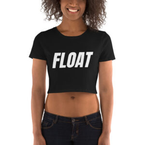 Janelle Monae FLOAT Black Crop Top Tee