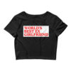 World’s Best Ex Girlfriend Crop Top Shirt (Square Logo)