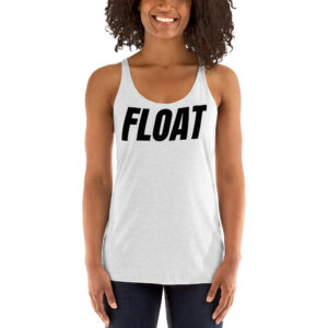 FLOAT Women's Racerback Tank (Black Font)