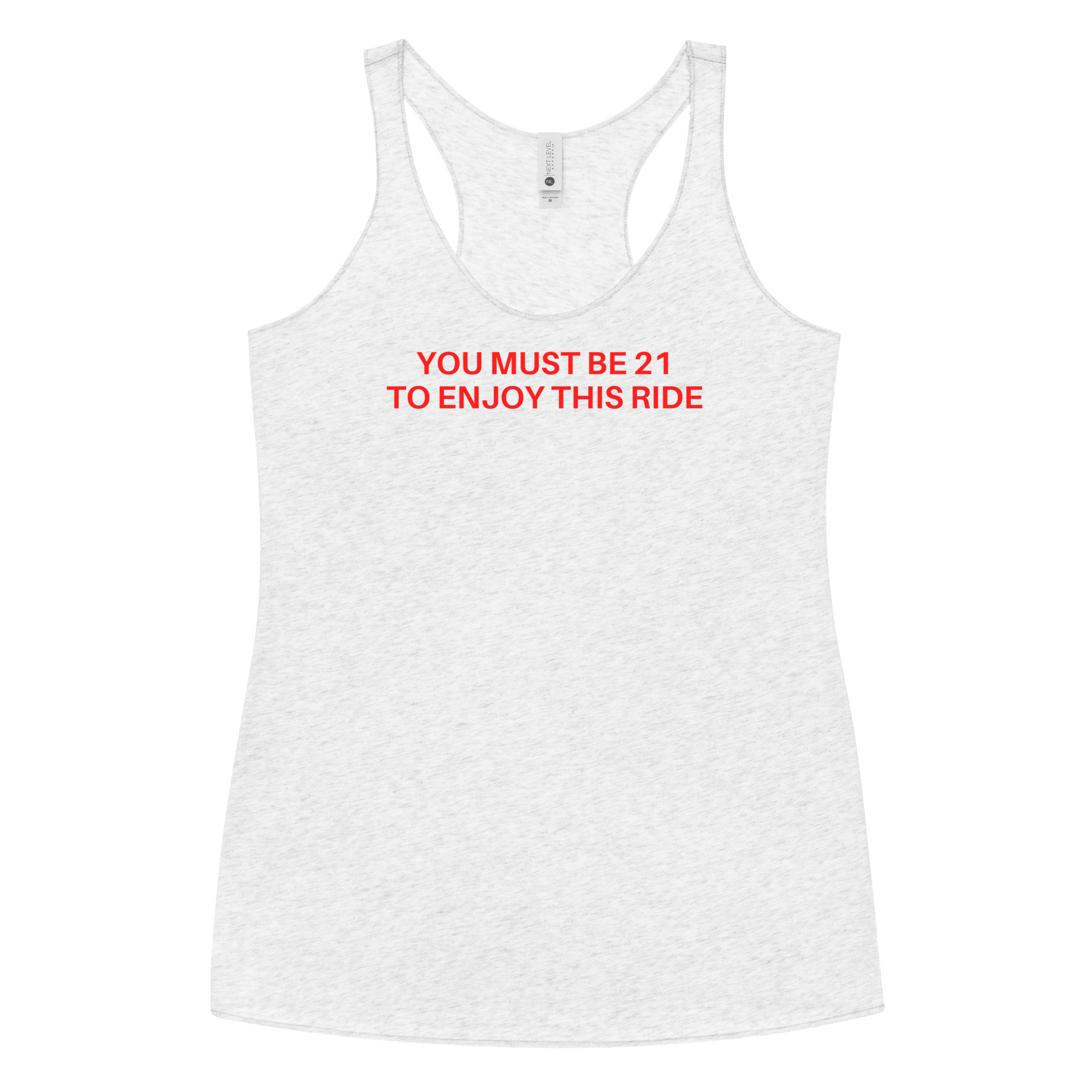 YOU MUST BE 21 TO ENJOY THIS RIDE Women's Tank Top