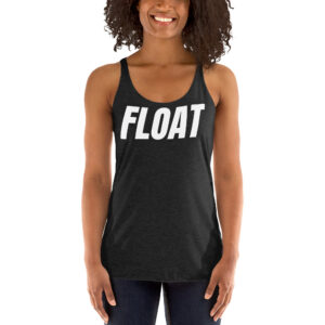 FLOAT Women's Black Racerback Tank