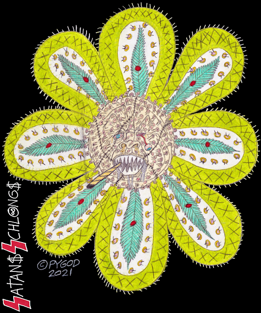 A Flower by Satan's Schlongs. PYGear.com