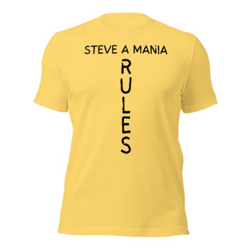 ECW Steve Austin Steve A Mania Rules shirt
