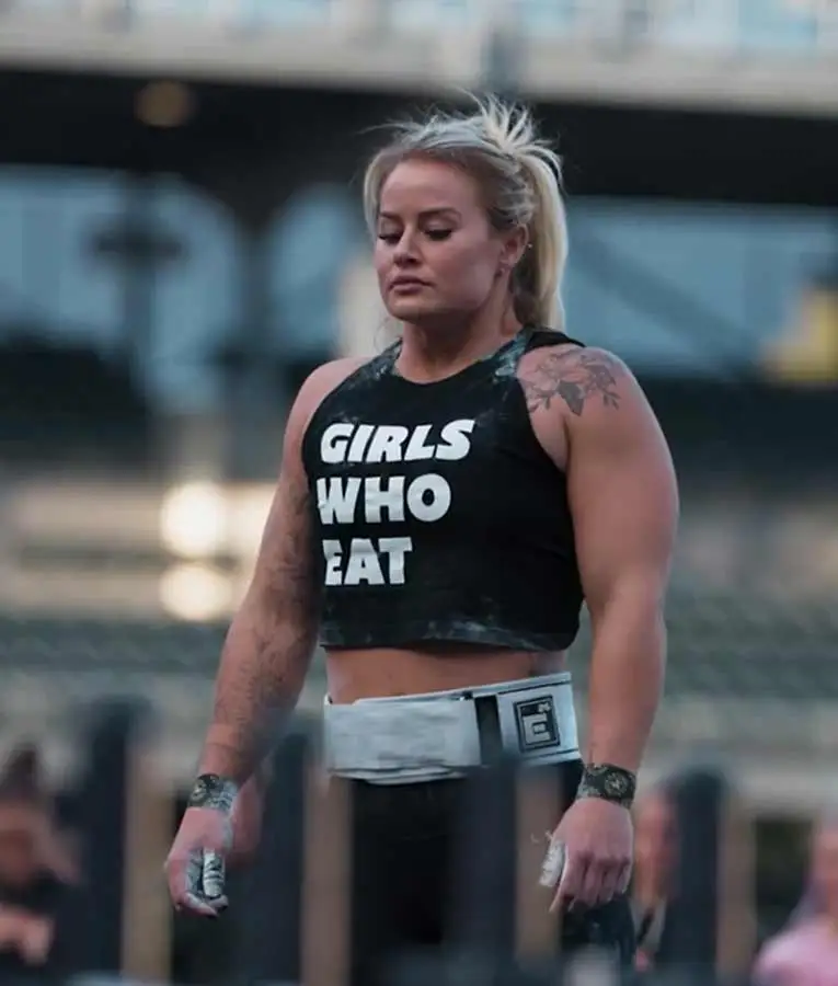 GIRLS WHO EAT tank Dani Speegle 2022 Rogue Invitational