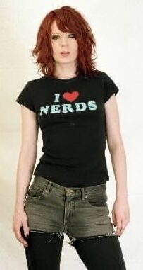 I Heart Nerds as worn by Shirley Manson