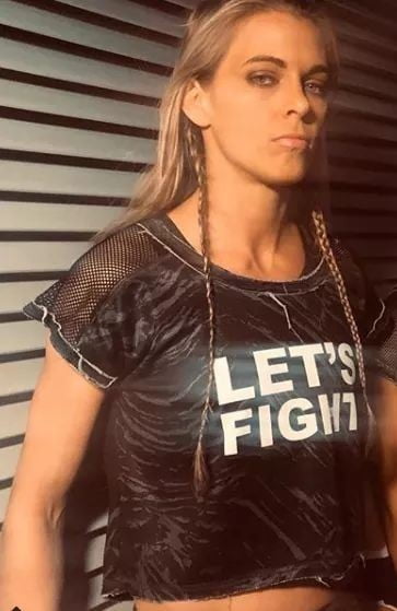 Jessamyn Duke LET'S FIGHT Crop Top tee