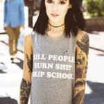 KILL PEOPLE BURN SHIT SKIP SCHOOL shirt