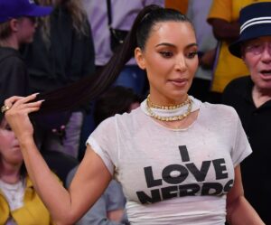 Kim Kardashian I LOVE NERDS shirt