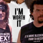 The Weekly Wow Kenny Powers Joke Shirt, 'I Hate Being SEXY but I Play Guitar' Tee, 'I'm Worth It' White Hoodie, Creep Show T-Shirt, and Chesty Eye Candy!