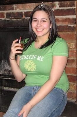 SQUEEZE ME Big Boobie Tee Queen Of The Night