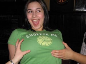 SQUEEZE ME Boobs Tee