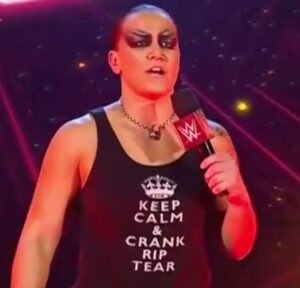 Shayna Baszler KEEP CALM and CRANK RIP TEAR shirt