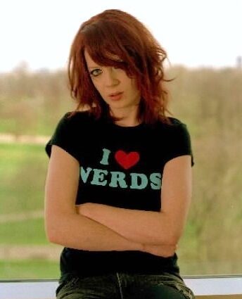 Shirley Manson I LOVE NERDS T-shirt