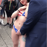 Trump grabbing a pussy in London
