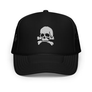 Heavy Metal Skull Foam trucker hat (Embroidered)