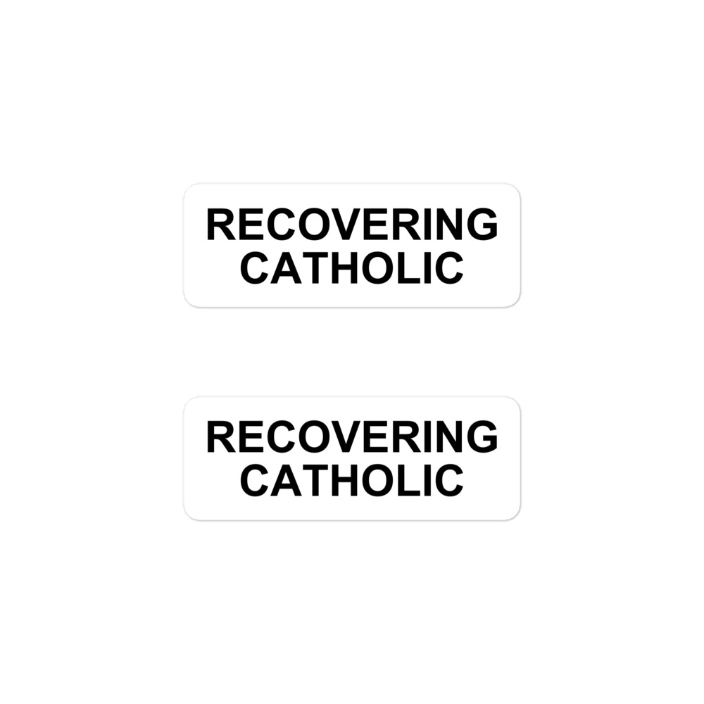 RECOVERING CATHOLIC Sticker Pack - Image 2