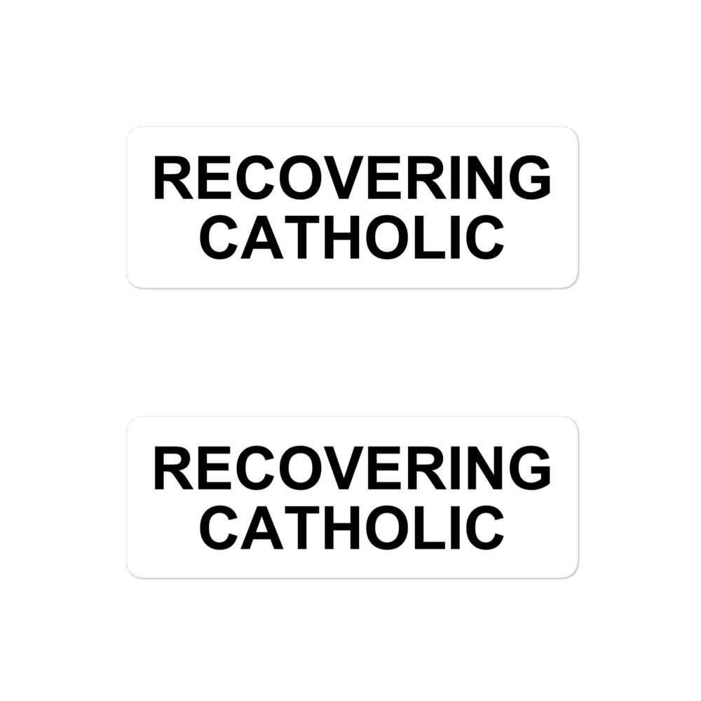 RECOVERING CATHOLIC Sticker Pack - Image 3